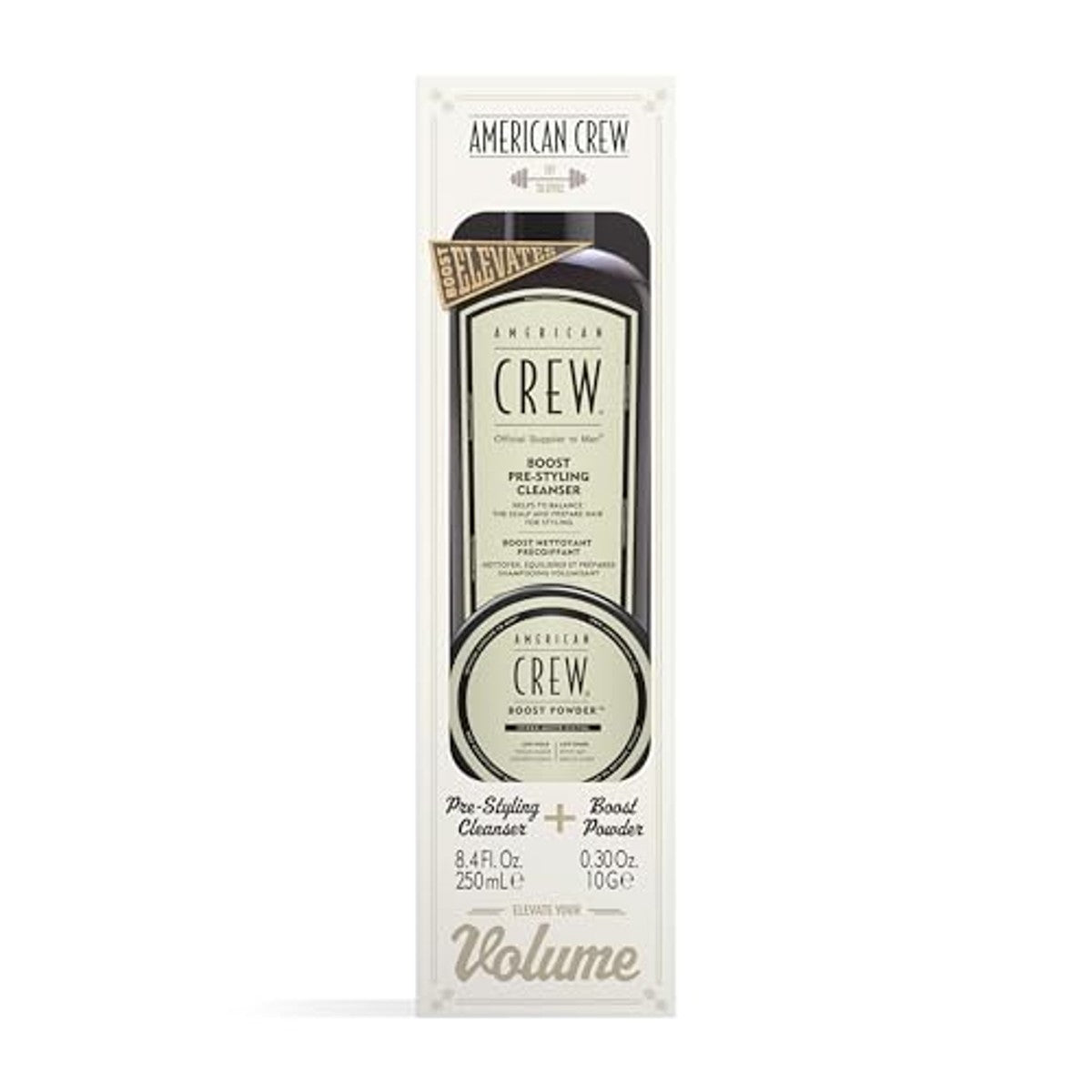 American Crew Boost Duo Set Pre-Styling Cleanser 250 ml + Boost Powder 10 g