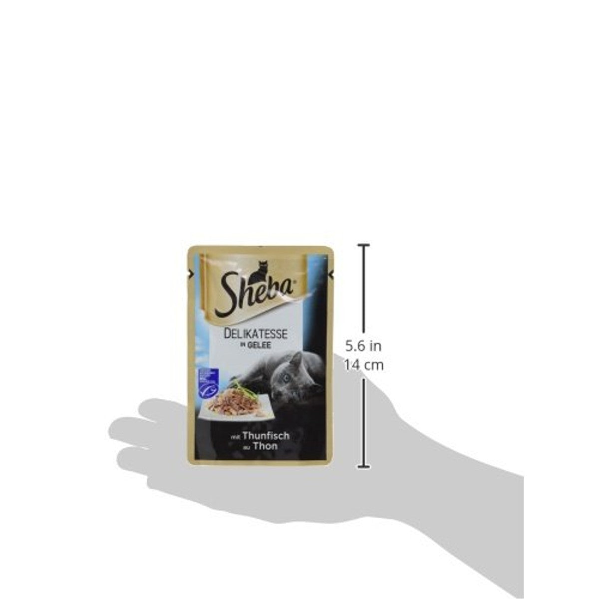Sheba Delikatesse natvoer kattenvoer tonijn in gelei 85 g - 3-pack
