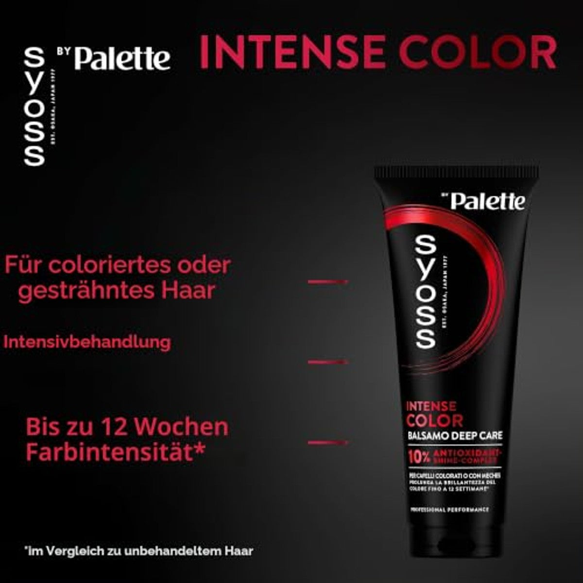 Syoss Palette Intense Color Deep Care Conditioner 6 x 250 ml - Voordeelverpakking