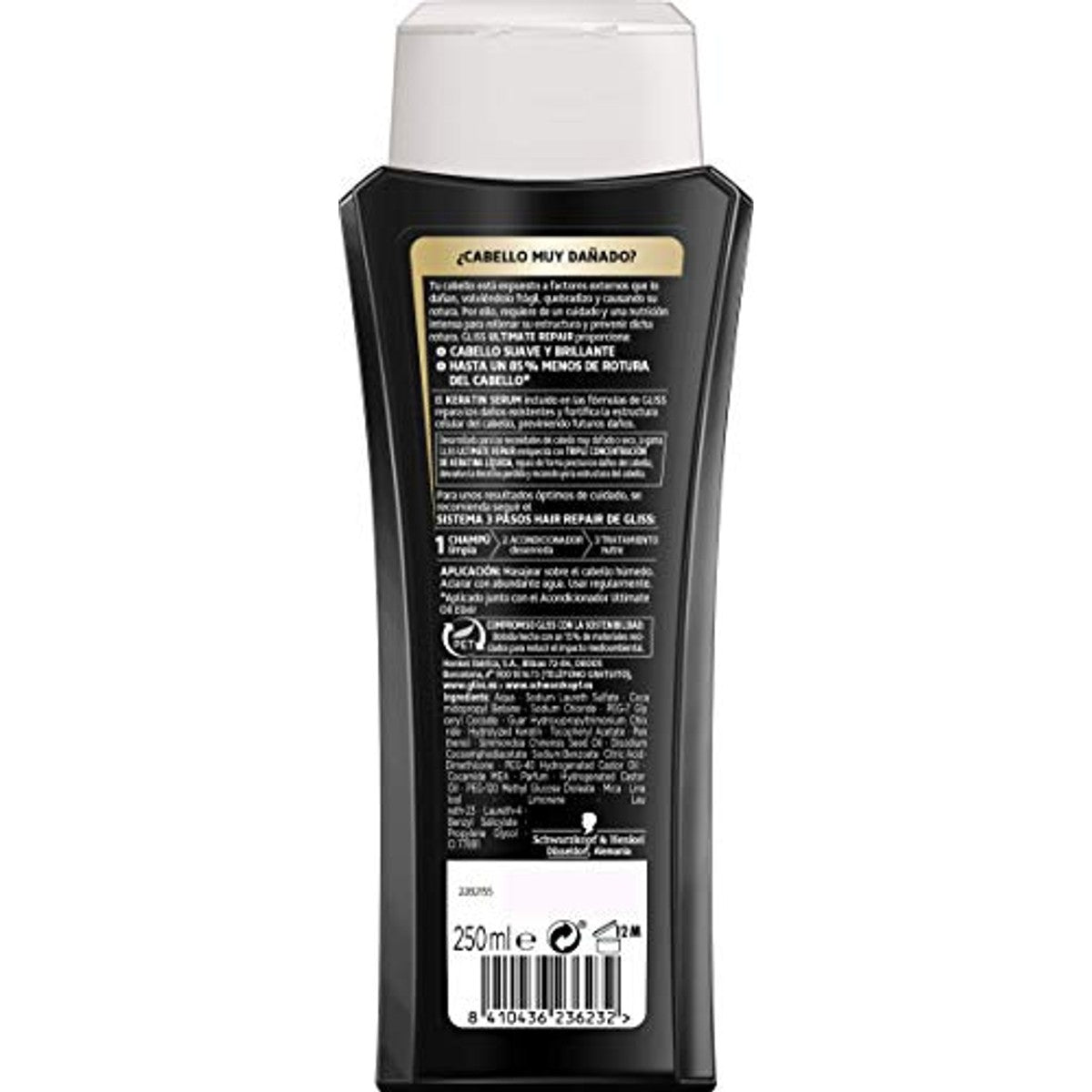 Gliss Ultieme reparatieshampoo 2 x 250 ml – Gliss