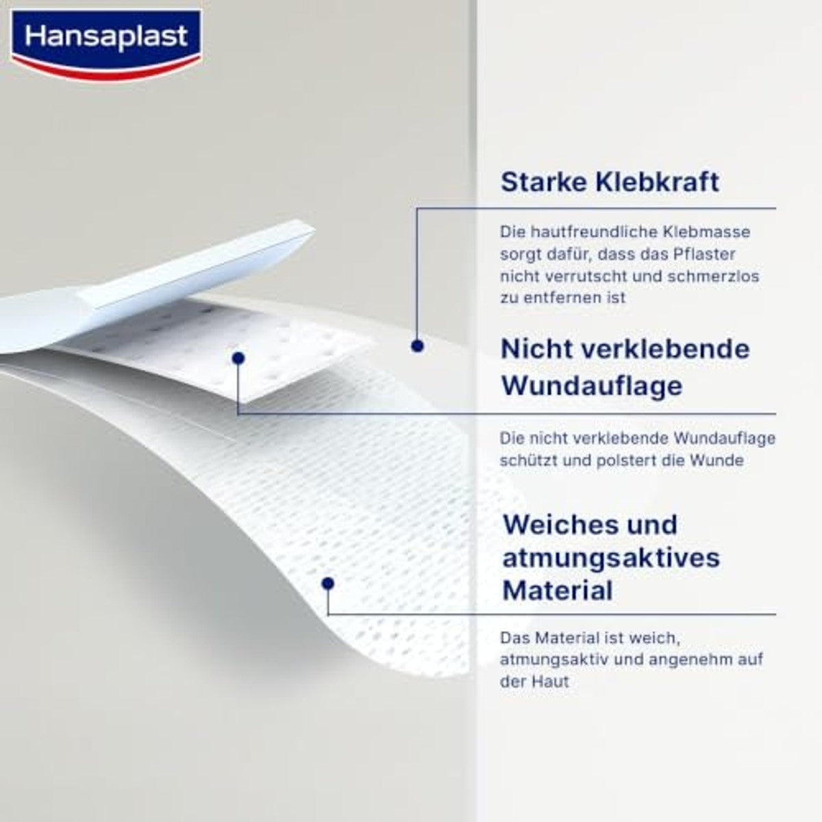 Hansaplast Gevoelige pleisters 1 m x 6 cm verpakking van 4 – Beiersdorf