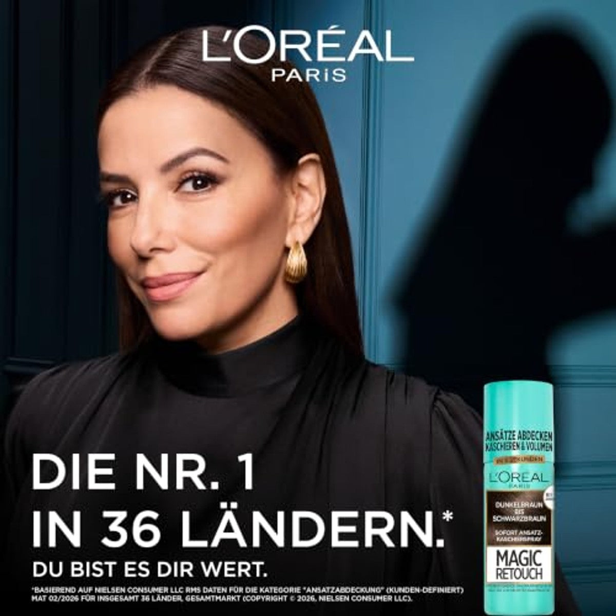L'Oréal Paris Magic Retouch donkerbruin-zwartbruin 3 x 75 ml - Voordeelverpakking
