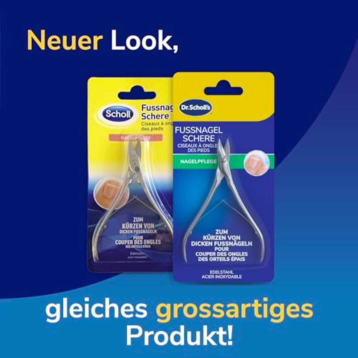 Dr. Scholl's Nagelschaar voor dikke teennagels 3 x 1 stuk - Voordeelverpakking