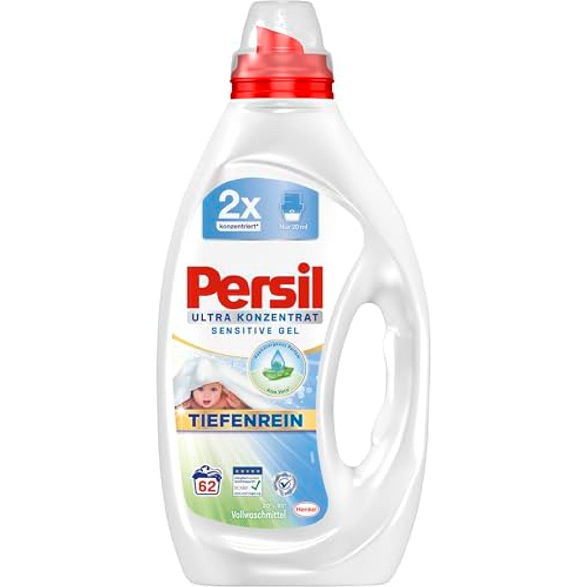 Persil Vloeibaar wasmiddel Sensitive 124 wasladingen - 3-pack