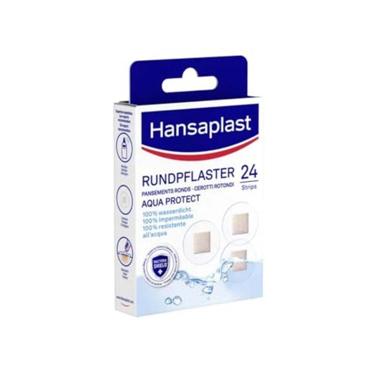 Hansaplast Aqua Protect ronde pleisters 24 stuks – Elastoplast