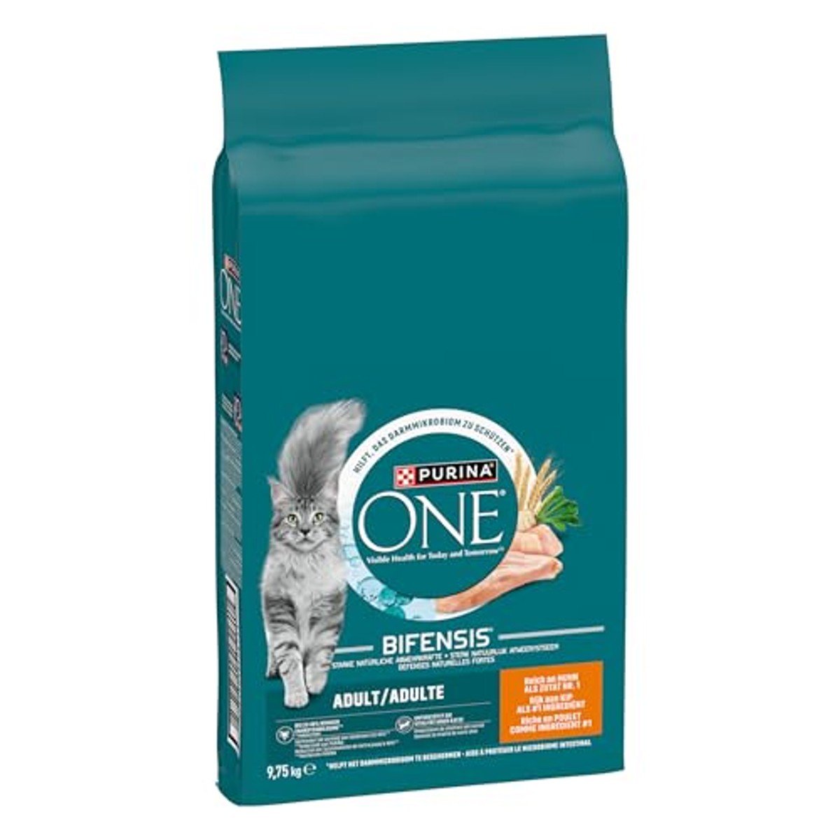 Purina One Bifensis Adult droogvoer kat kip 1 x 9,75 kg - 3-pack