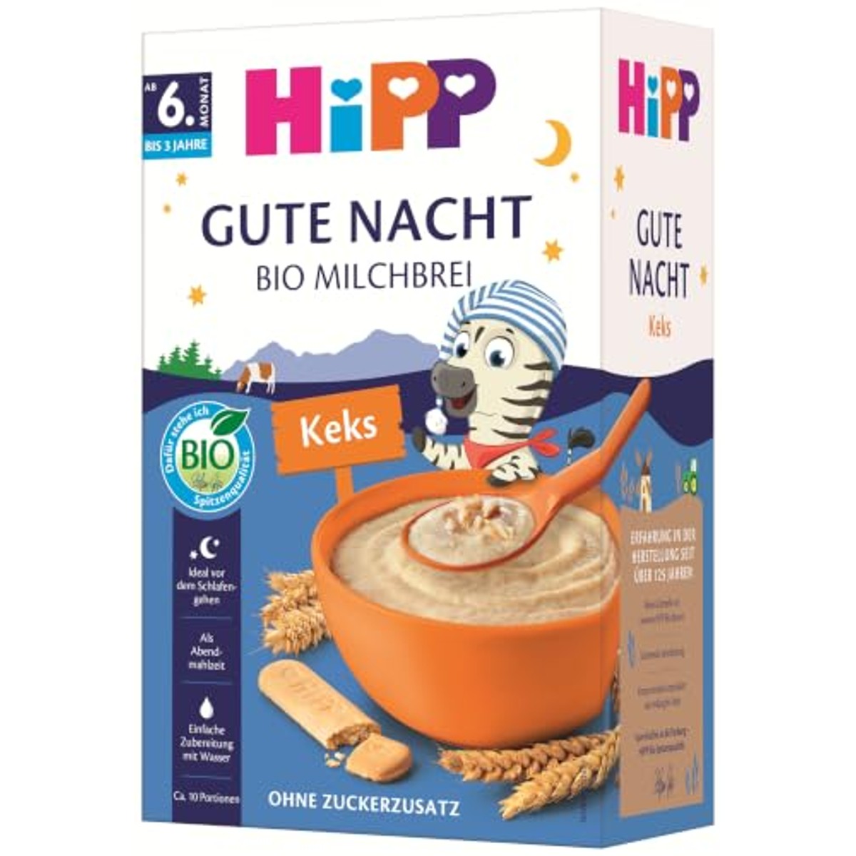 HiPP Biologische melkpap kinderkoekjes 4 x 475 g – foto 3