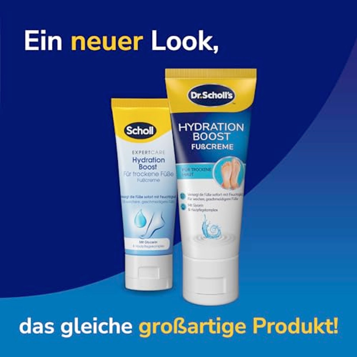 Dr. Scholl's Hydration Boost Voetcrème 3 x 75 ml - Voordeelverpakking