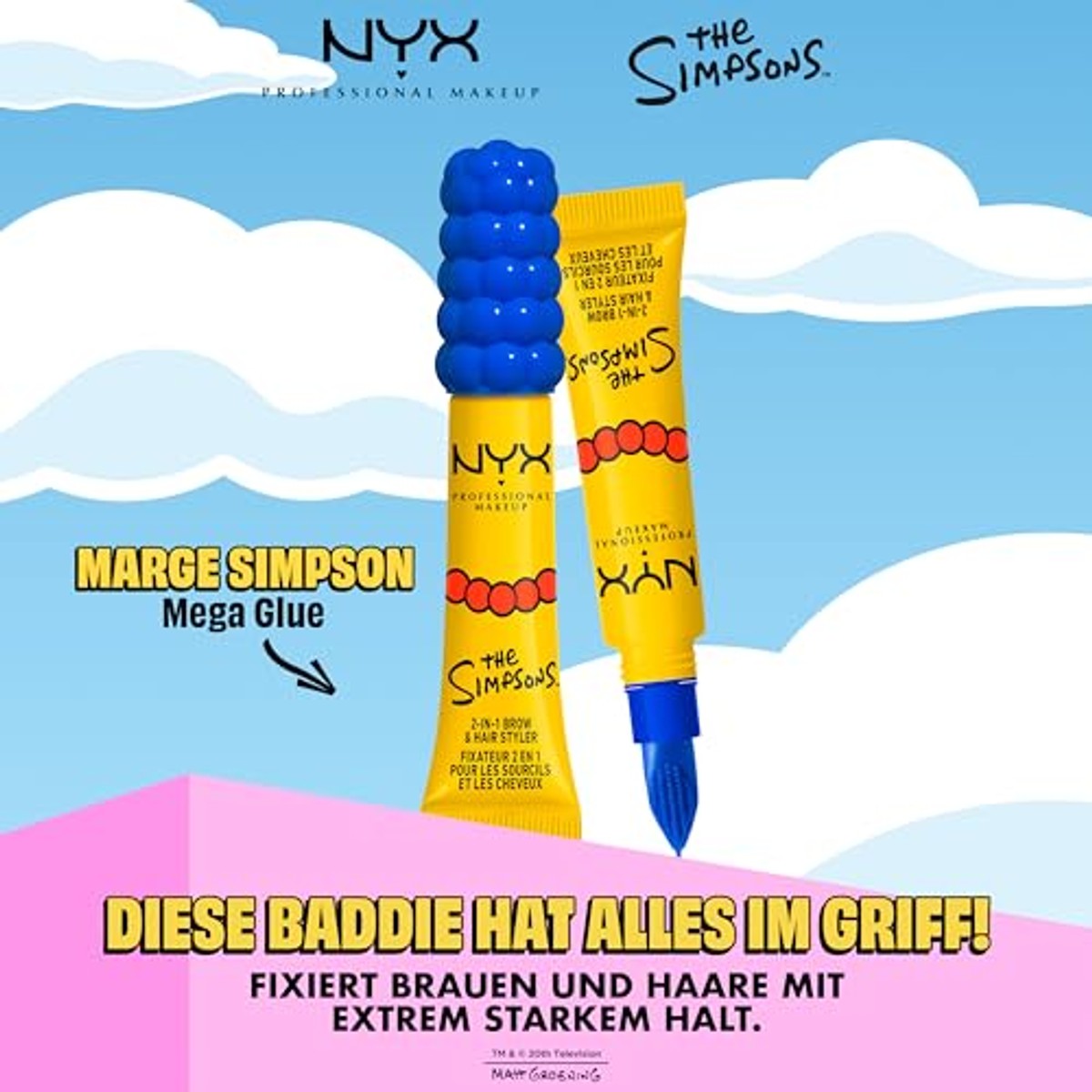 NYX PROFESSIONAL MAKEUP Marge Simpson Mega Glue, 1 stuk - 6 stuks