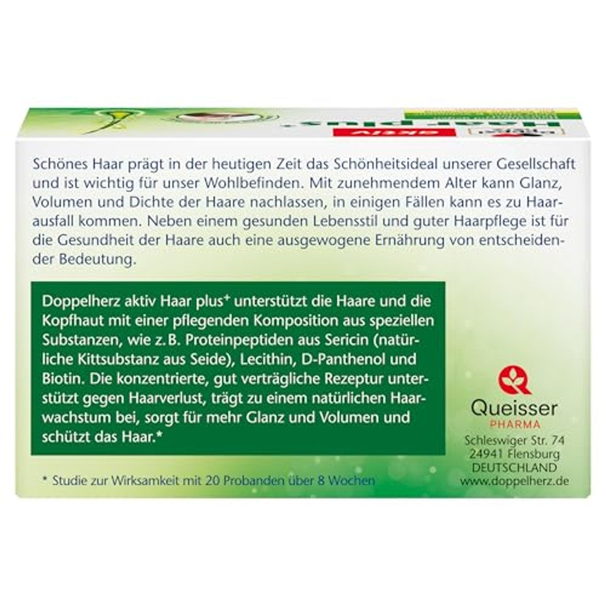 Doppelherz Haar plus+ – slechts 2 x per week – Doppelherz