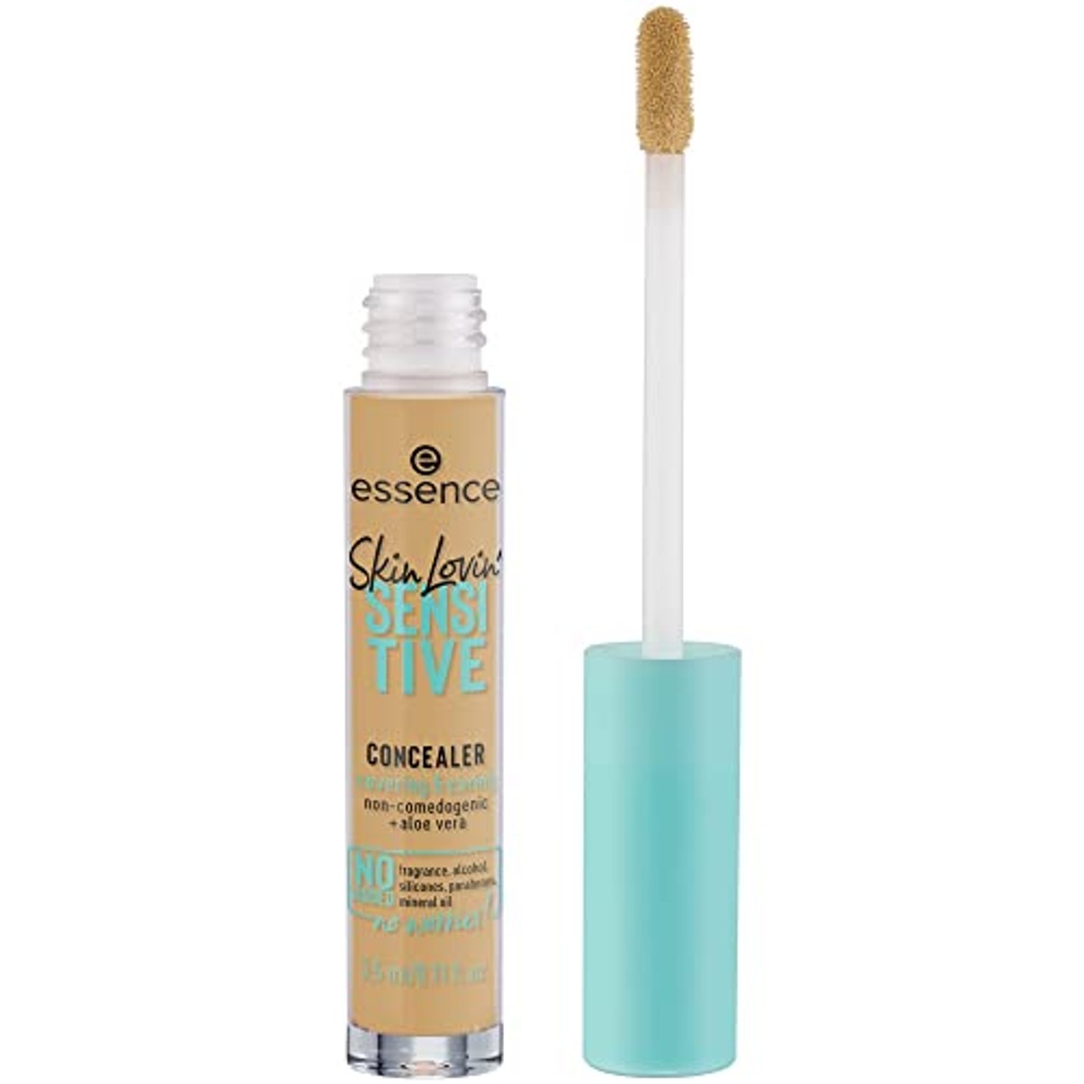 Essence Skin Lovin' Sensitive CONCEALER, afdekstift, nr. 25 medium olijf, nude, rustgevend, expresresultaat, huid, natuurlijk, veganistisch, olievrij, voldoet aan onze Clean Beauty Standard (3,5 ml) – Essence Cosmetics