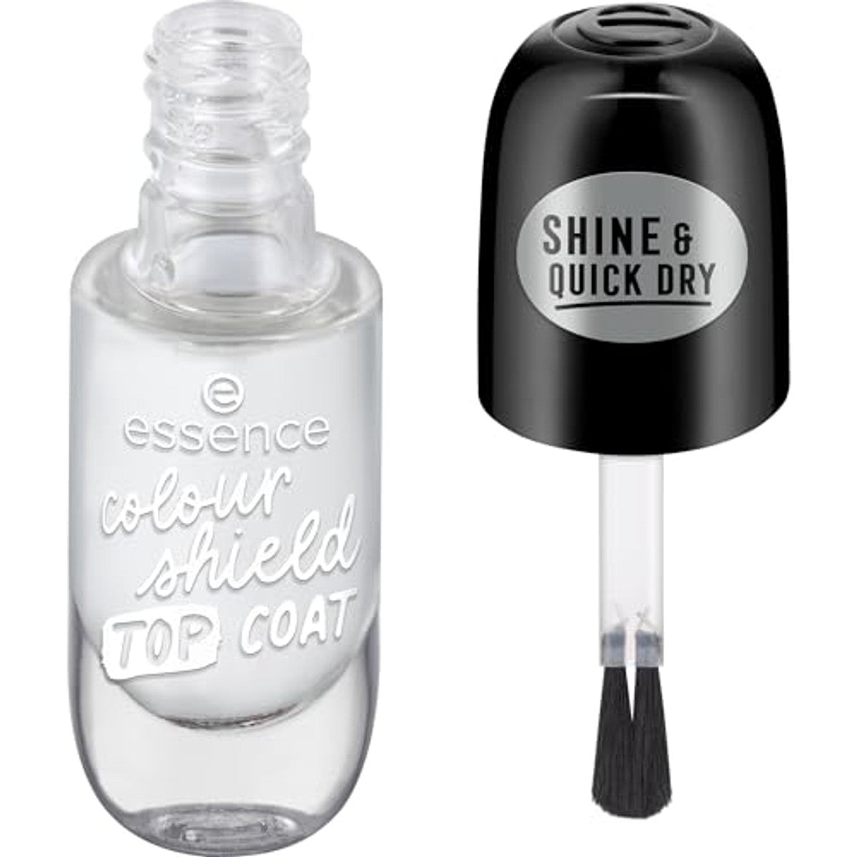 essence colour shield top coat 8 ml - 3-pack