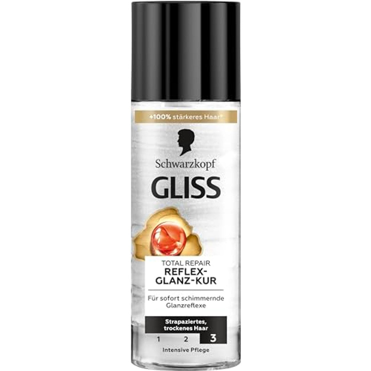 Gliss Reflex-glanskuur Total Repair 3 x 150 ml - Voordeelverpakking