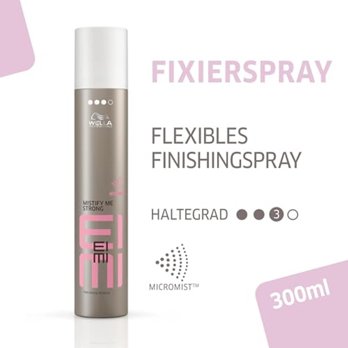 Wella EIMI Mistify Me Strong Haarspray 6 x 300 ml - Voordeelverpakking
