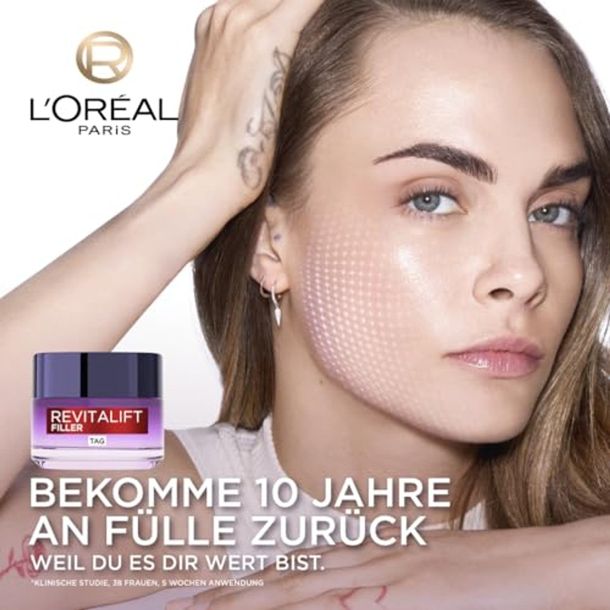 L'Oréal Paris Revitalift Filler Anti Age dagcrème 3 x 50 ml - Voordeelverpakking