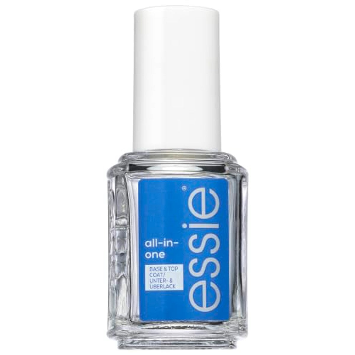 Essie Base/Top Coat all-in-one met arganolie, basislak en toplak, sterkte en glans, helder, 13,5 ml – essie