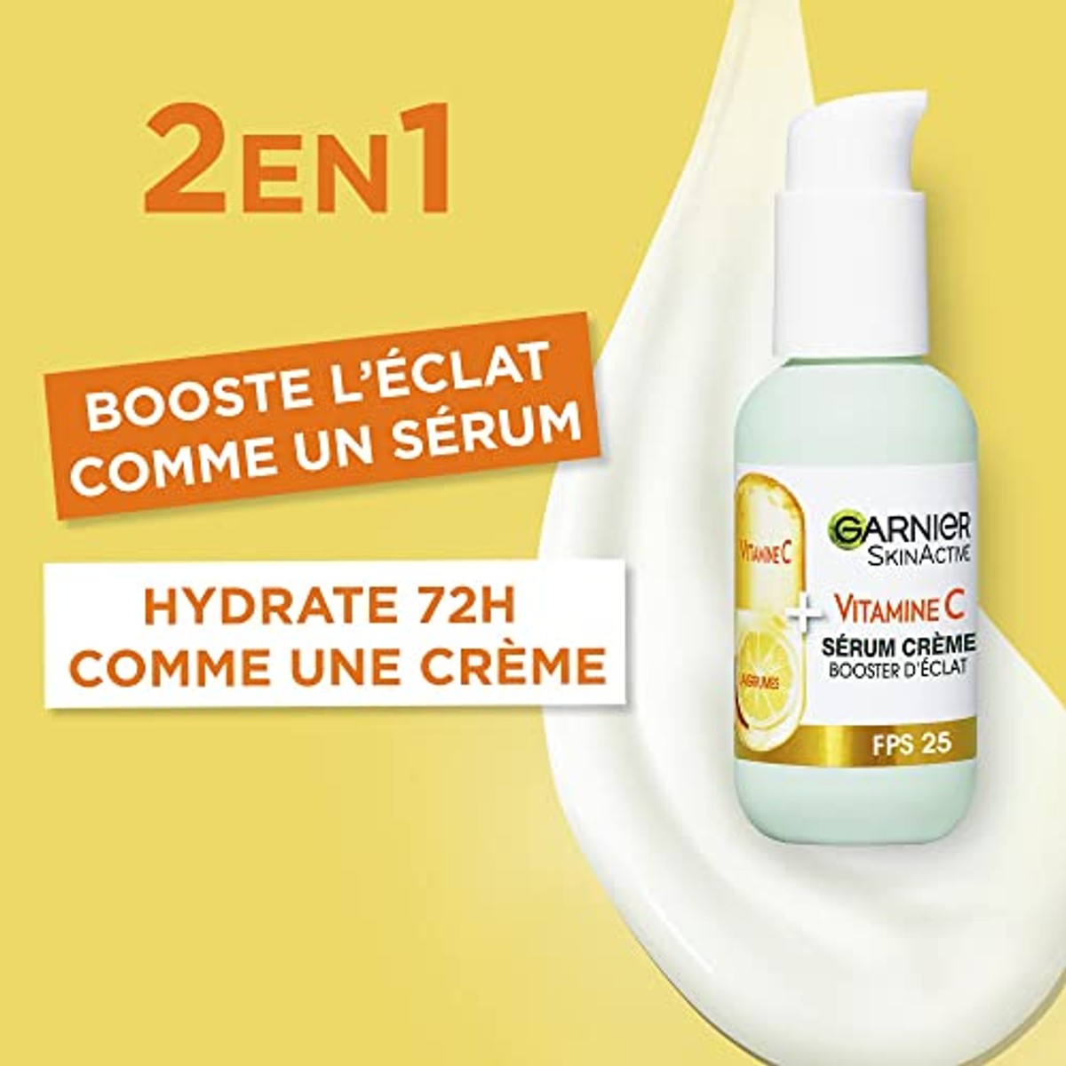 Garnier 2-in-1 Crèmeserum Vitamine C 6 x 50 ml - Voordeelverpakking