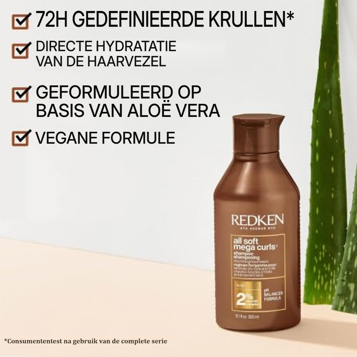 Redken All Soft Mega Curls Shampoo voor Krullend Haar 300 ml - 3-pack – foto 3