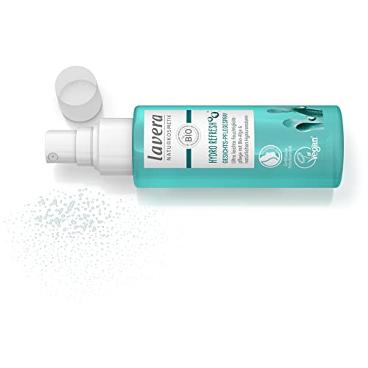 lavera Hydro Refresh gezichtsspray algen & hyaluronzuur 3 x 100 ml - Voordeelverpakking – foto 3