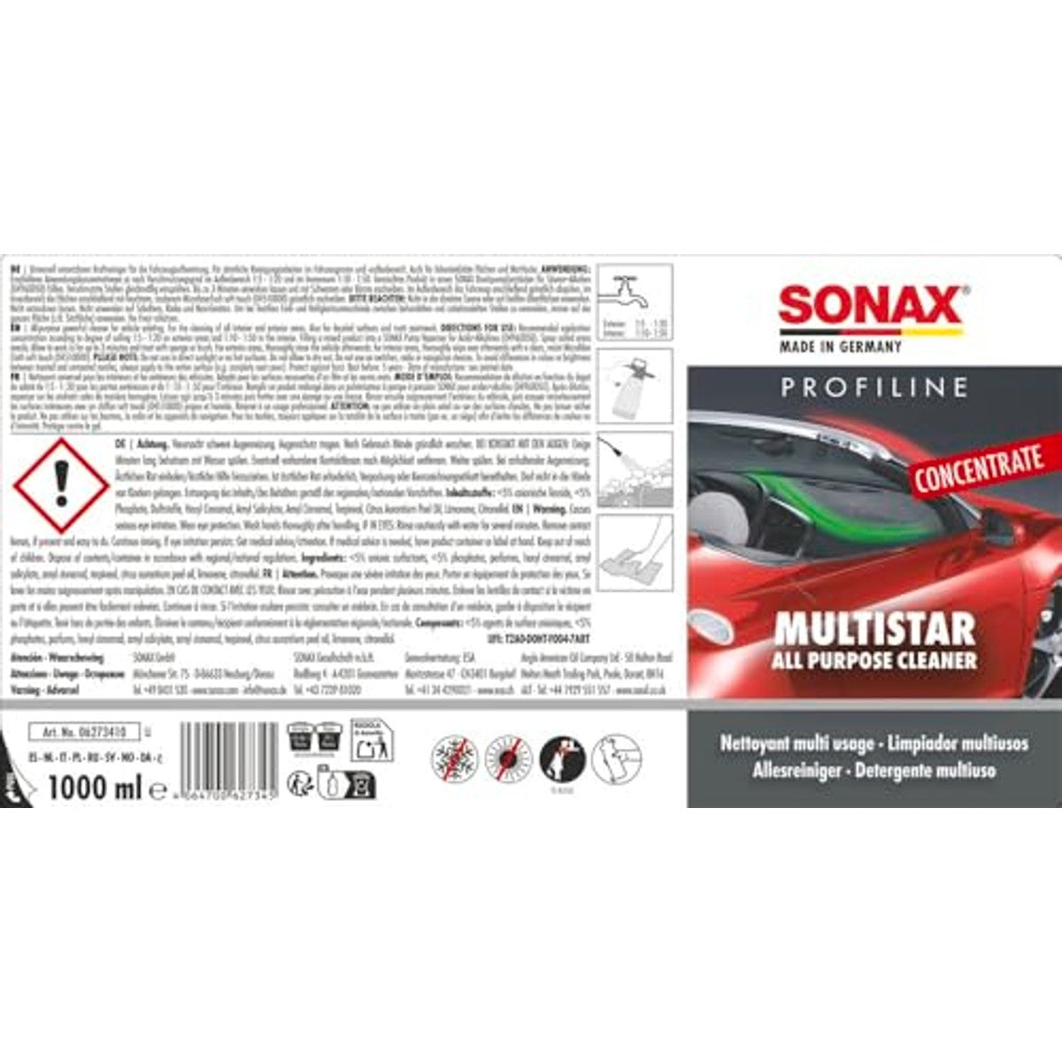 SONAX PROFILINE MultiStar 1 liter – SONAX