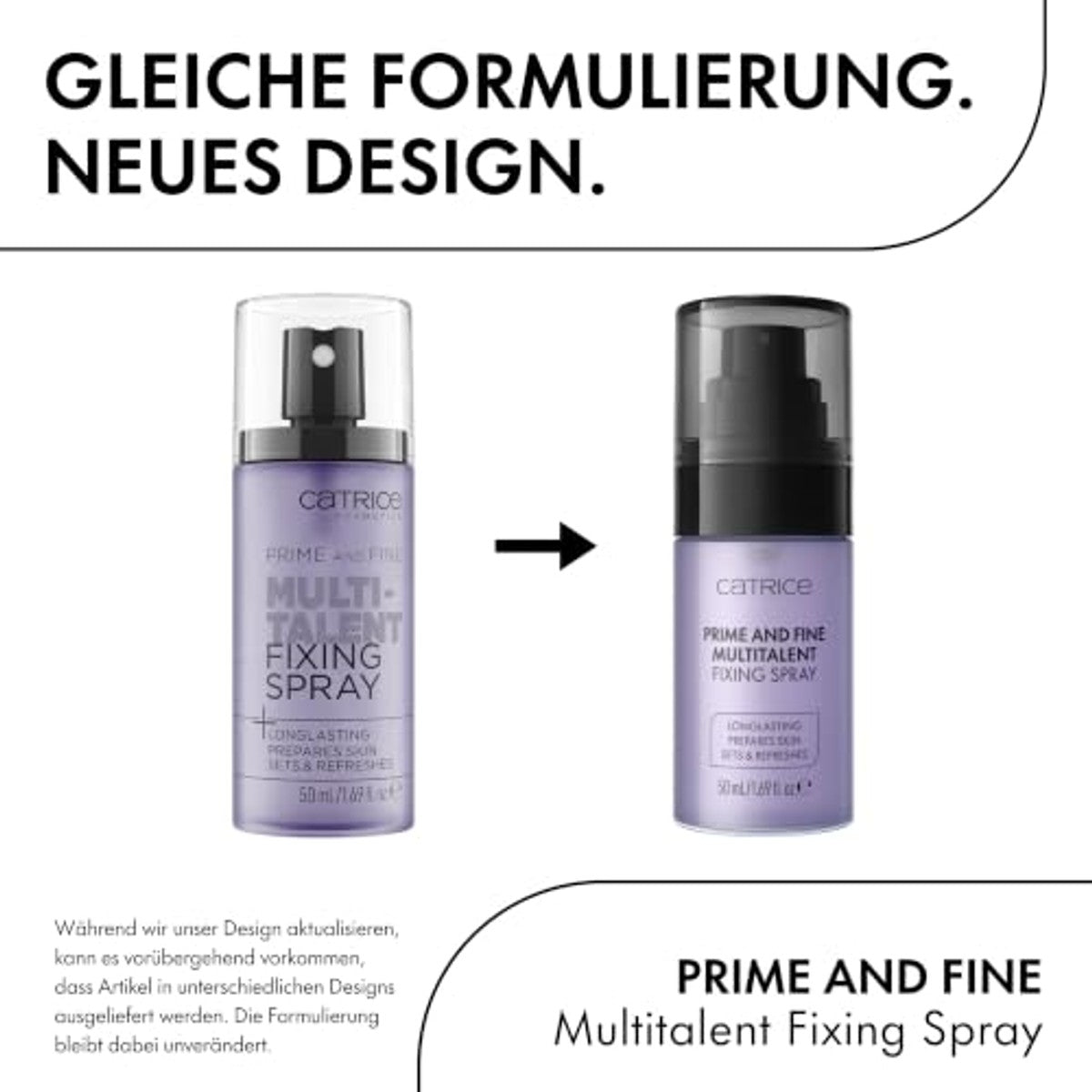 Catrice Cosmetics Prime And Fine Multitalent Fixing Spray 50 ml - 3-pack