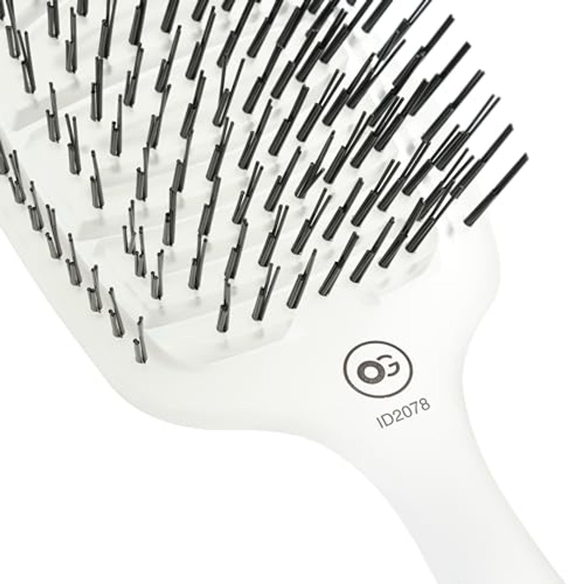Olivia Garden Essential Care Flex Haarborstel voor Fijn Haar, IJswit - 3-pack
