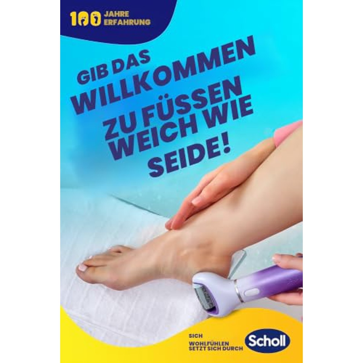 Dr. Scholl's Velvet 2-in-1 elektronisch pedicuresysteem - 3-pack