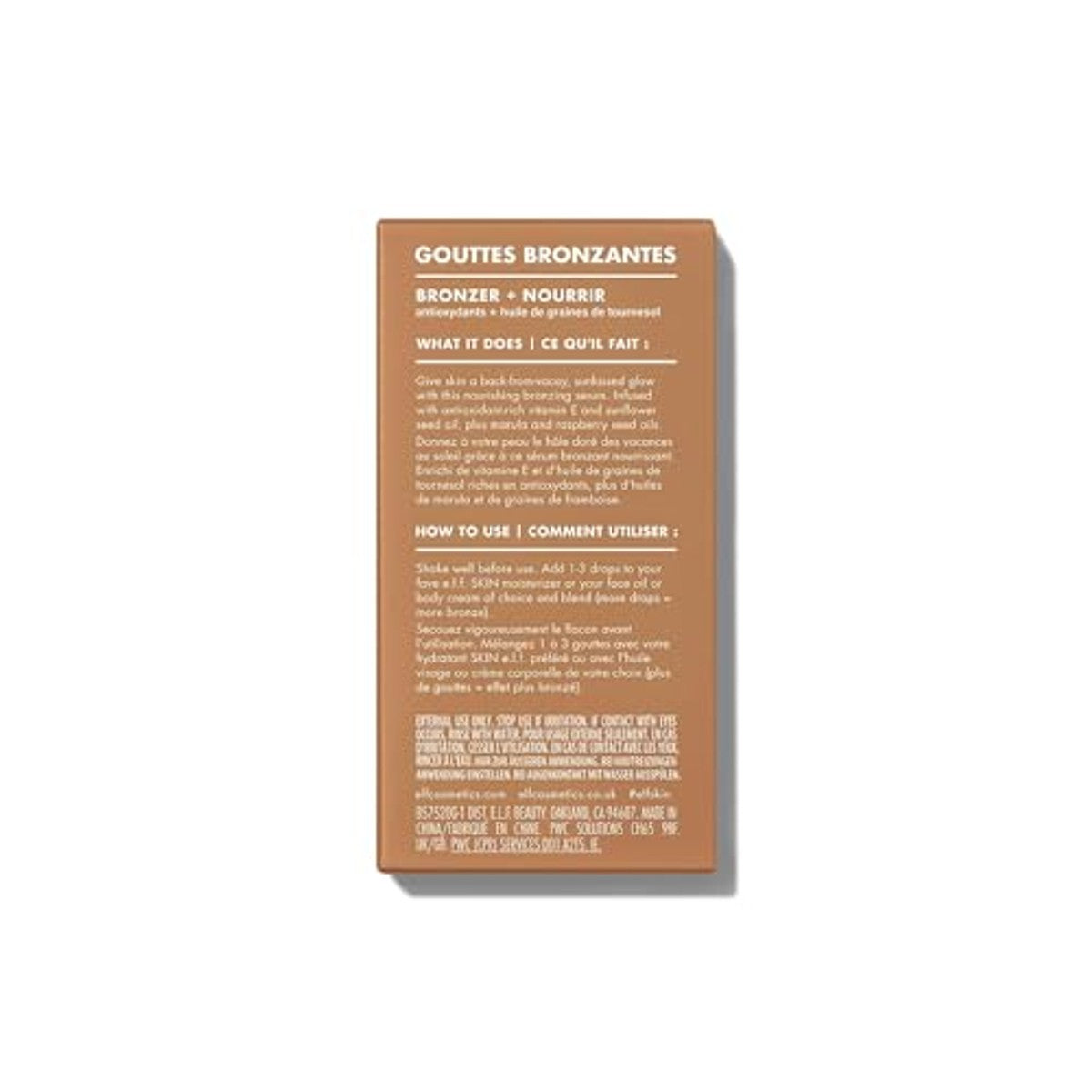 e.l.f. SKIN Bronzing Drops Puur Goud - 3 stuks – foto 3
