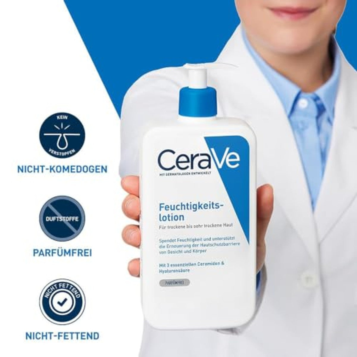 CeraVe Reinigingsset Vochtlotion met Pompdispenser 473 ml & Reinigingsgel 88 ml - 6-pack