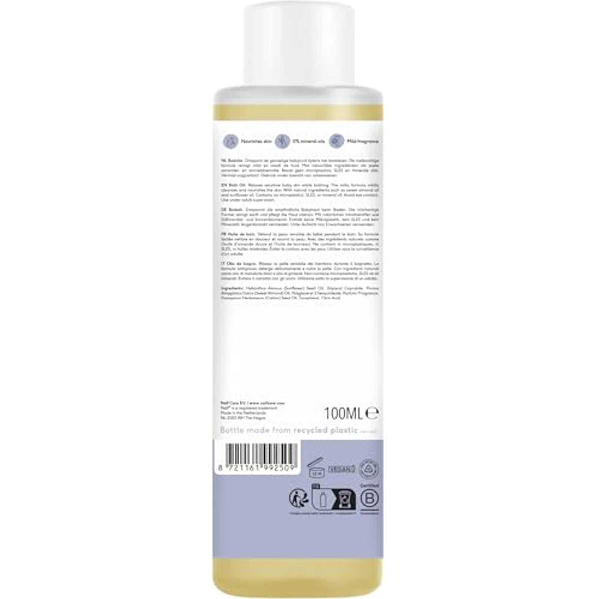 Naïf Milde Badolie 0% Parfum Baby & Kind 6 x 100 ml - Voordeelverpakking