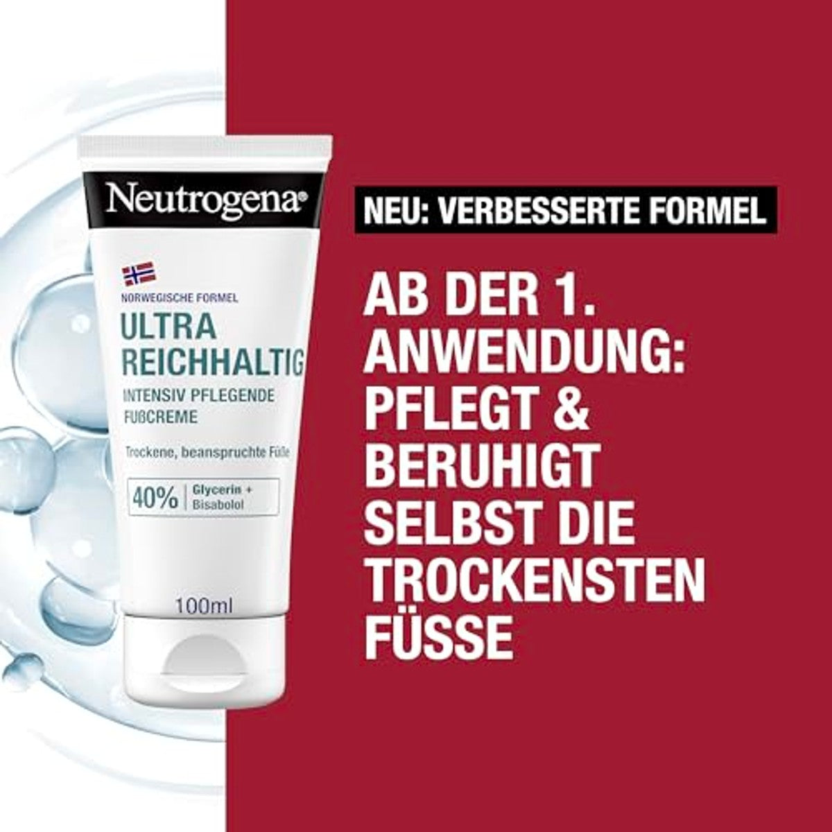 Neutrogena Noorse Formule Ultra Rijke Voetcrème 6 x 100 ml - Voordeelverpakking