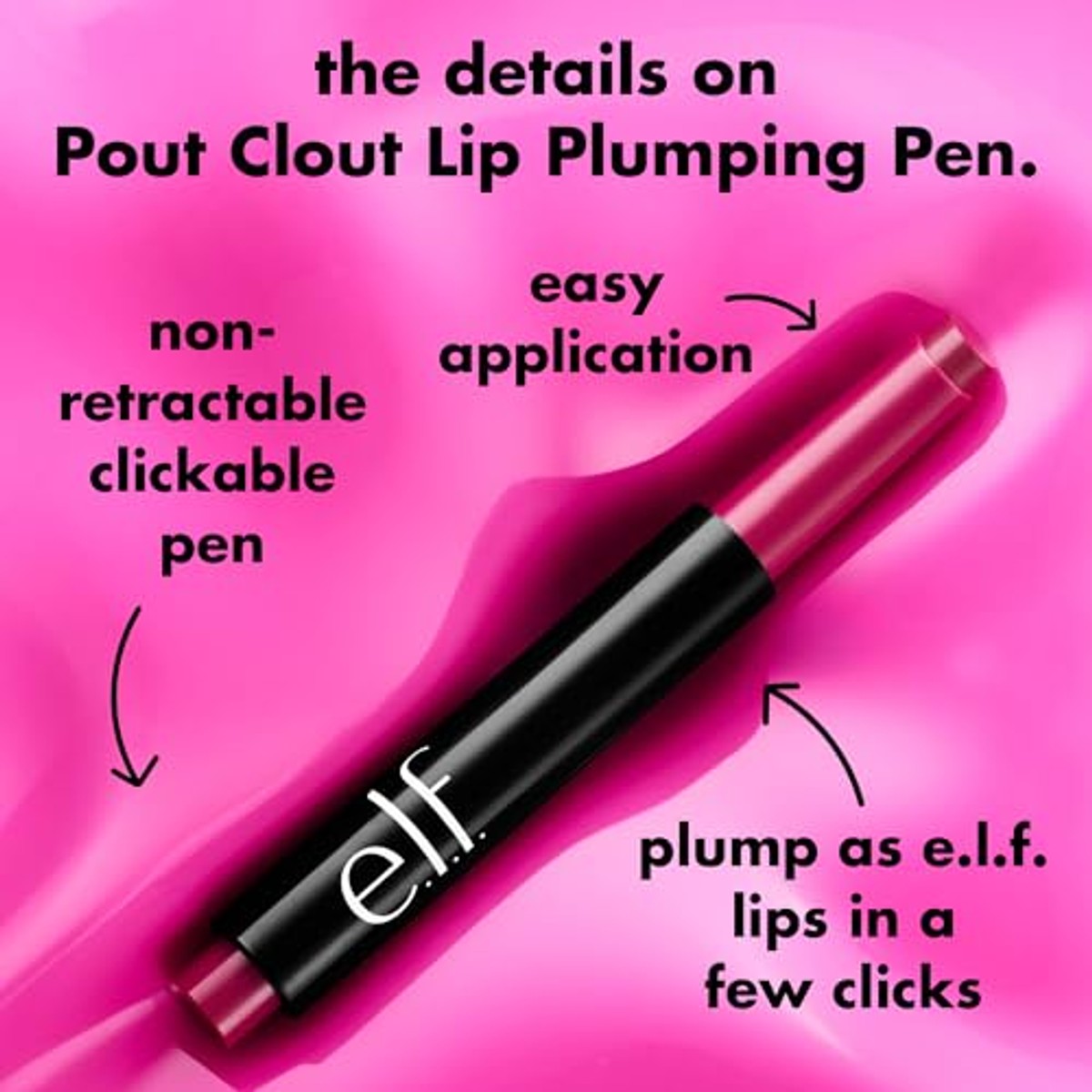 e.l.f. Pout Clout Lip Plumping Pen Original Cinnamon - 3 stuks