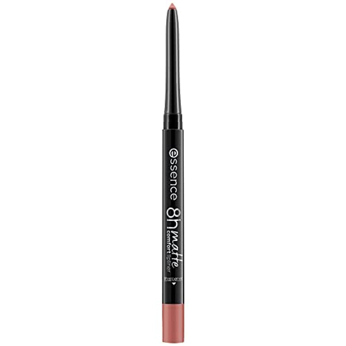 Essence 8h MATTE Comfort lipliner, nr. 04, nude, langhoudend, direct resultaat, mat, veganistisch, waterbestendig, zonder conserveringsmiddelen, zonder parabenen, per stuk verpakt (0,3 g) – Essence Cosmetics