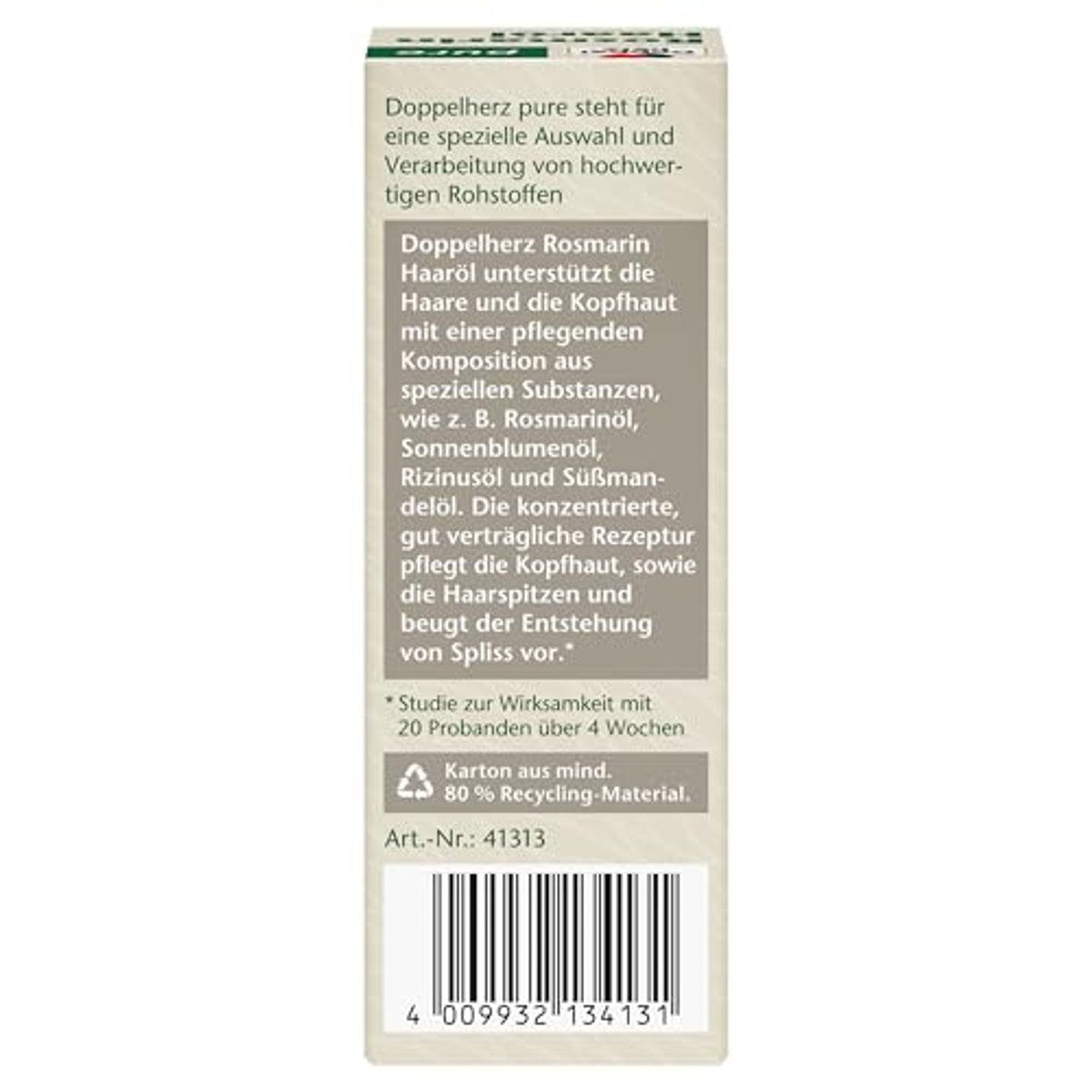 Doppelherz Pure Rozemarijn Haarolie 50 ml - 6-pack