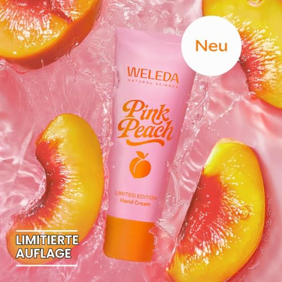 Weleda Bio Pink Peach Handcrème Limited Edition 50 ml
