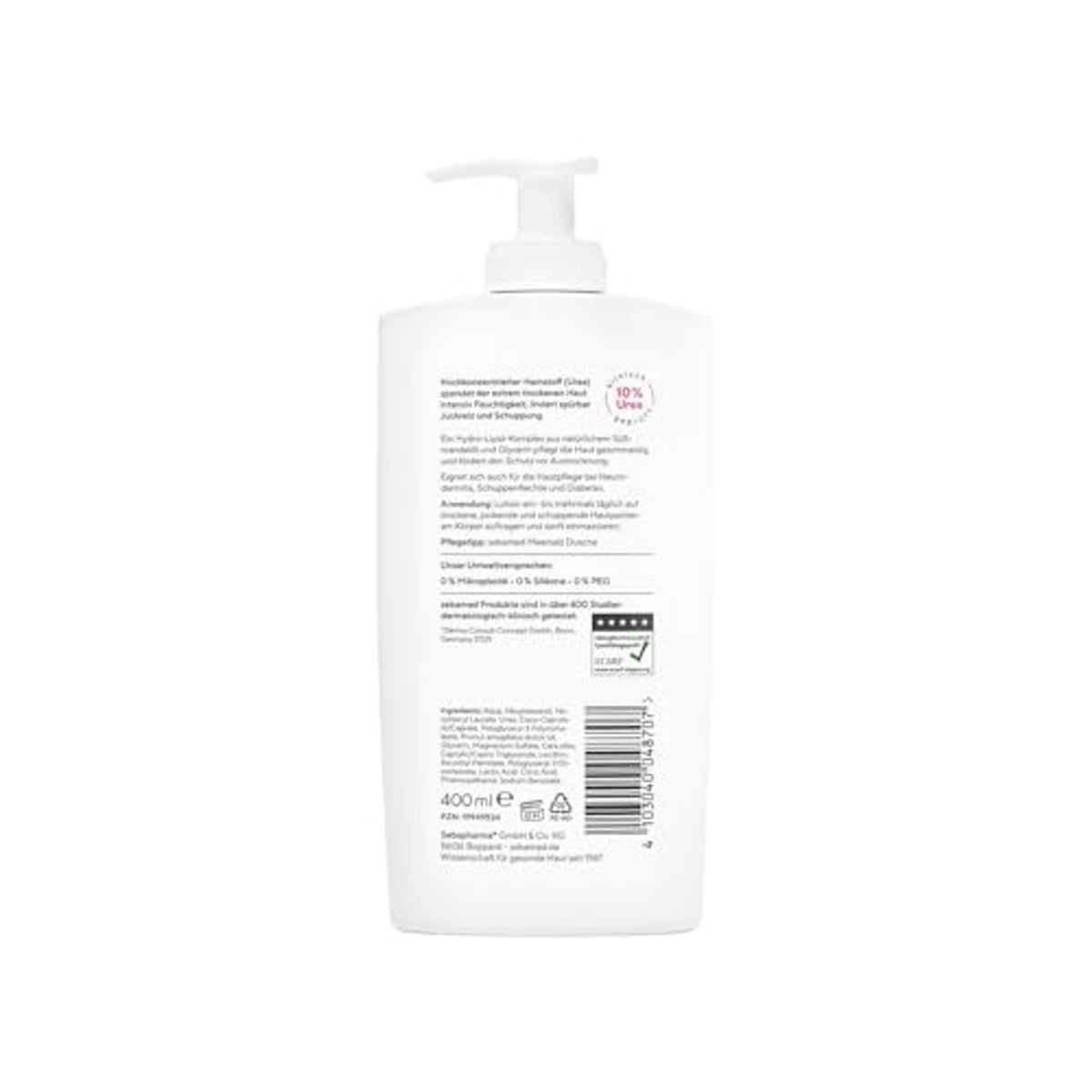 Sebamed Urea 10% acute lotion parfumvrij 6 x 400 ml - Voordeelverpakking