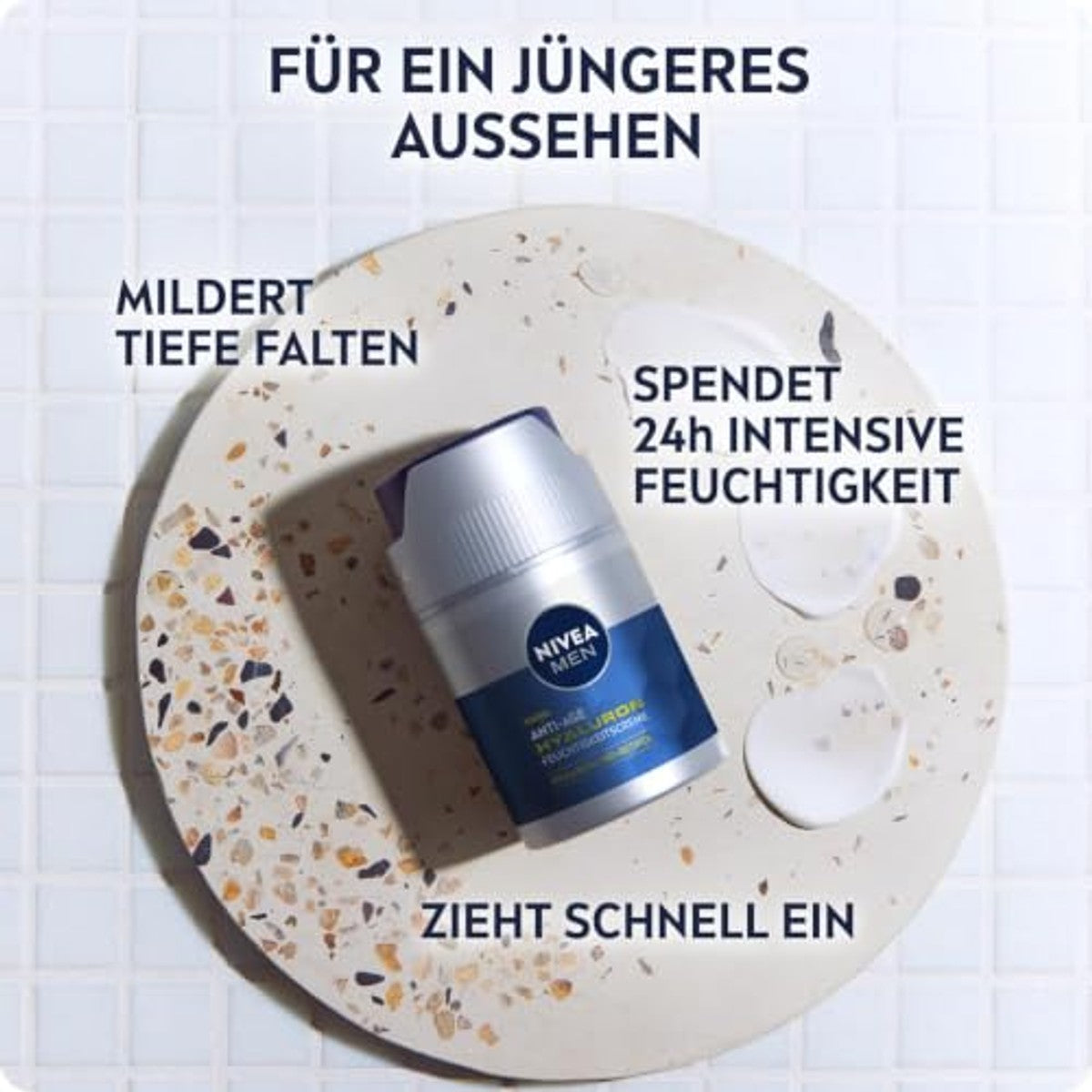 NIVEA MEN Anti-Age Hyaluron Crème SPF 15 6 x 50 ml - Voordeelverpakking