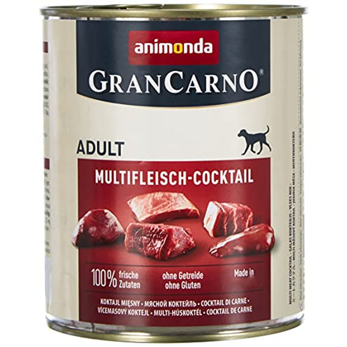 Animonda GranCarno natvoer hondenvoer multivleescocktail 6 x 800 g - 3-pack