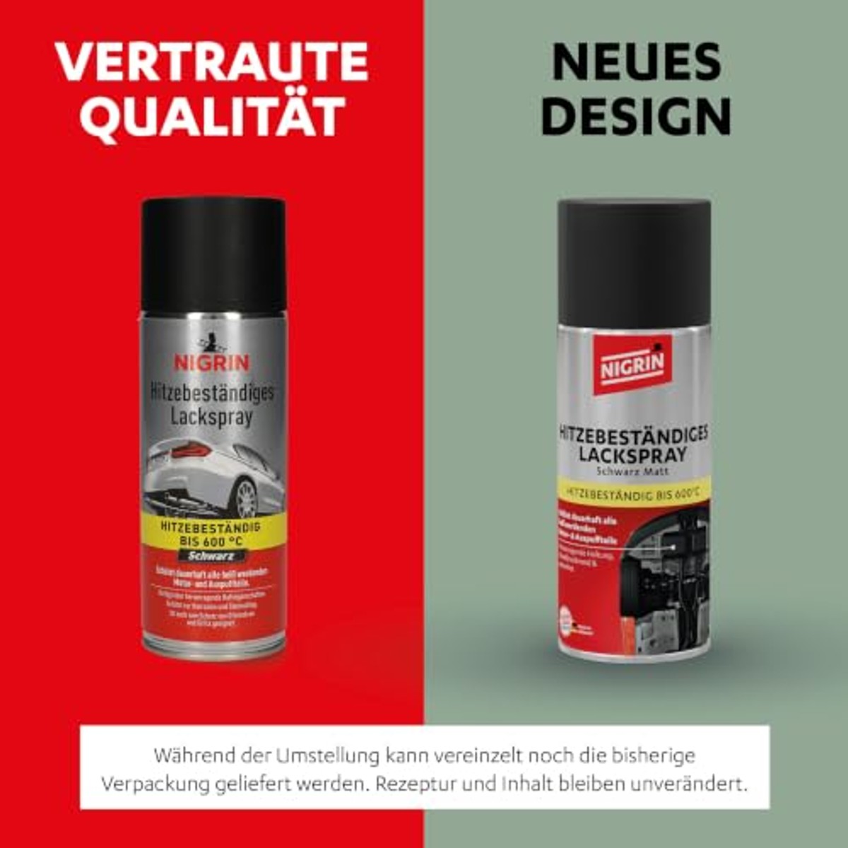 Nigrin 74117 Hittebestendige lakspray 6 x 400 ml - Voordeelverpakking