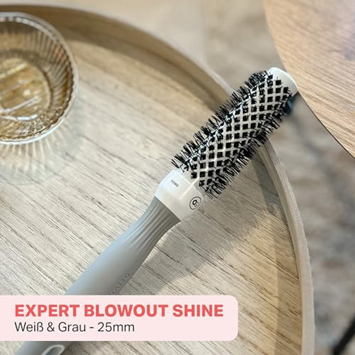 Olivia Garden Expert Blowout Shine Ronde Borstel Keramiek 25 mm - 3-pack