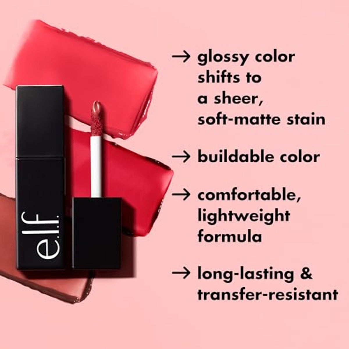 e.l.f. Glossy Lip Stain Polished Peach 2 stuks - 3 stuks