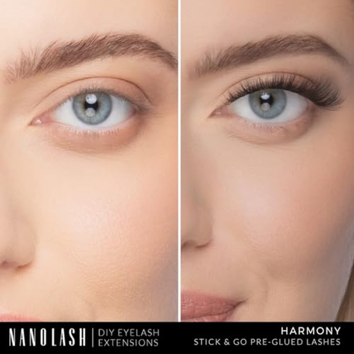 Pre-Glued Nanolash Wimperplukjes, zelfklevende plukwimpers, kunstwimpers, vooraf gelijmd, doe-het-zelf wimperextensies, set met pincet, kleur: roze – Nanolash