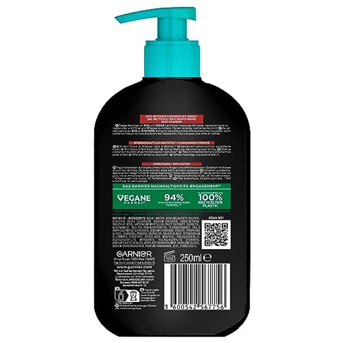 Garnier Hautklar BHA Carbon Cleanser Wasgel 250 ml – Garnier