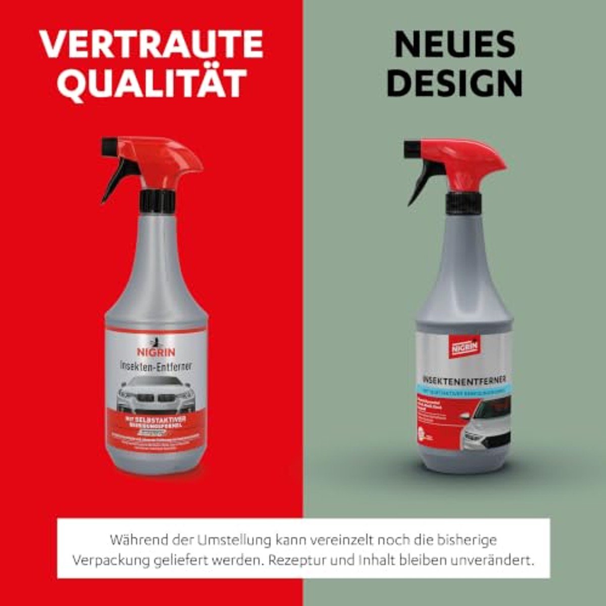 NIGRIN 74084 Insectenverwijderaar met trigger 6 x 1000 ml - Voordeelverpakking