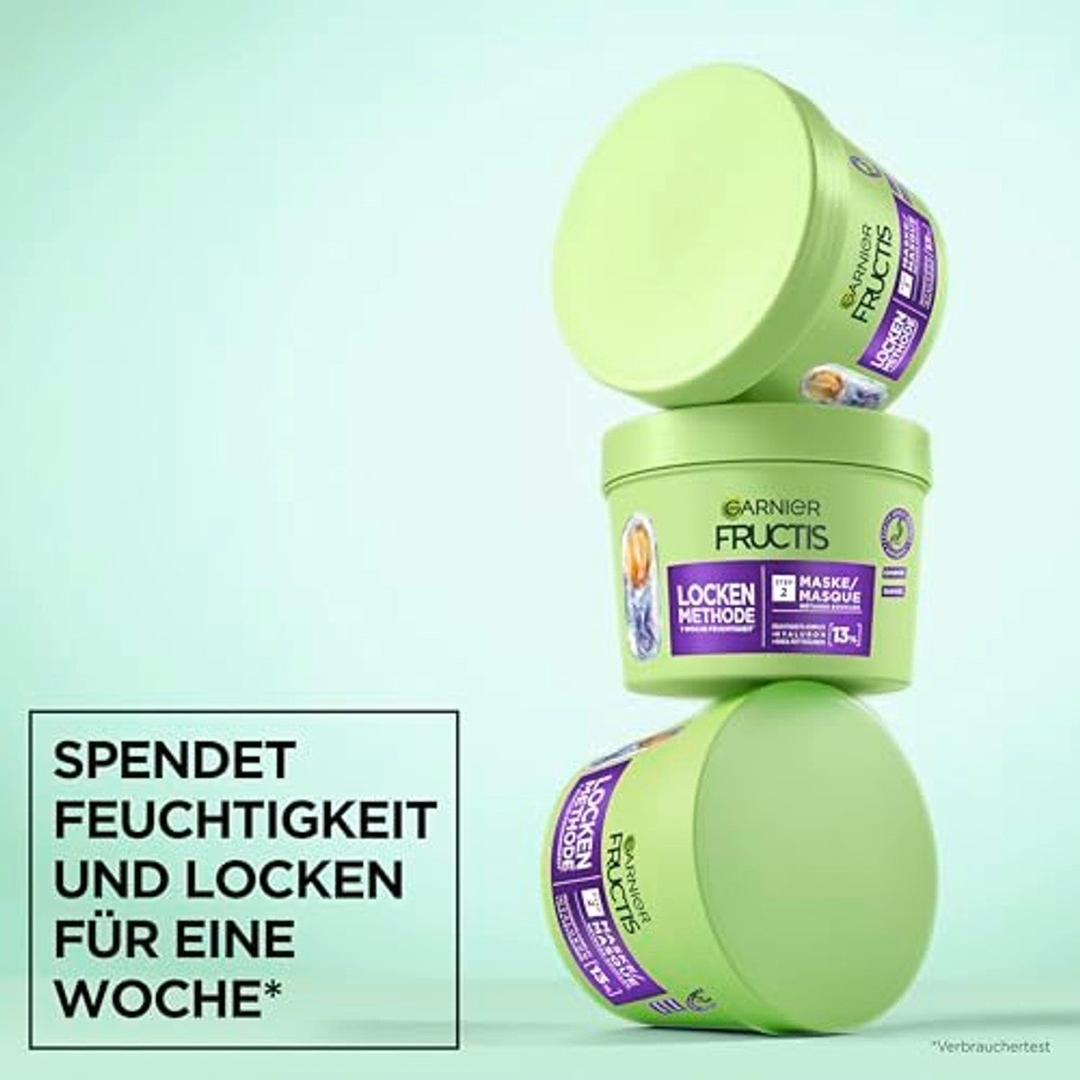 Garnier Fructis Krullende Methode Haarmasker 3 x 370 ml - Voordeelverpakking