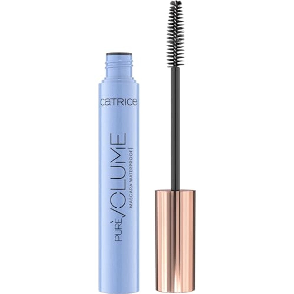 Catrice Pure Volume Mascara Waterproof, nr. 010 Black Waterproof, zwart, volumineus, met oliën, veegvast, natuurlijk, waterdicht, veganistisch, zonder parfum (10 ml) | Veegvast, volumeffect, mascara, oliën, verzorgende werking – Catrice Cosmetics