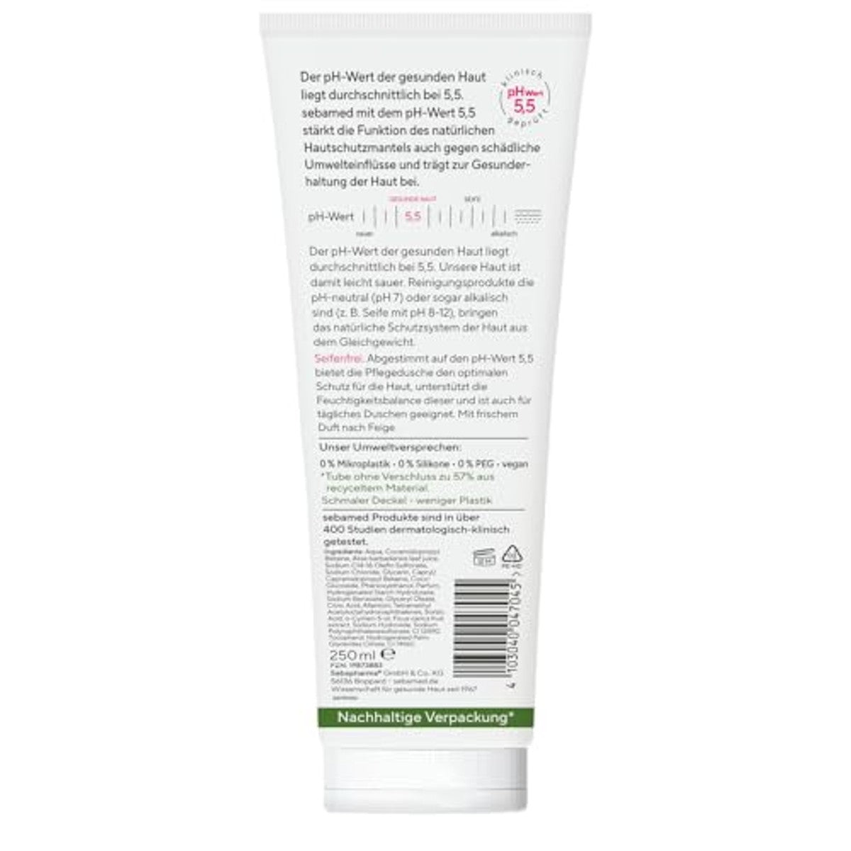 Sebamed Verzorgende douchegel met vijg 3 x 250 ml - Voordeelverpakking – foto 3