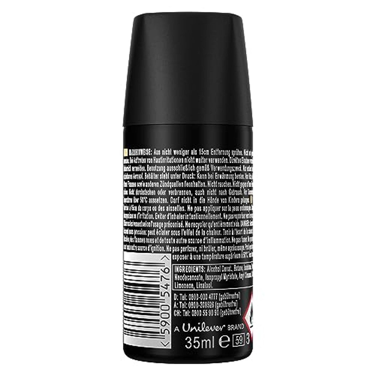Axe Dark Temptation Bodyspray zonder aluminium 6 x 35 ml – Axe
