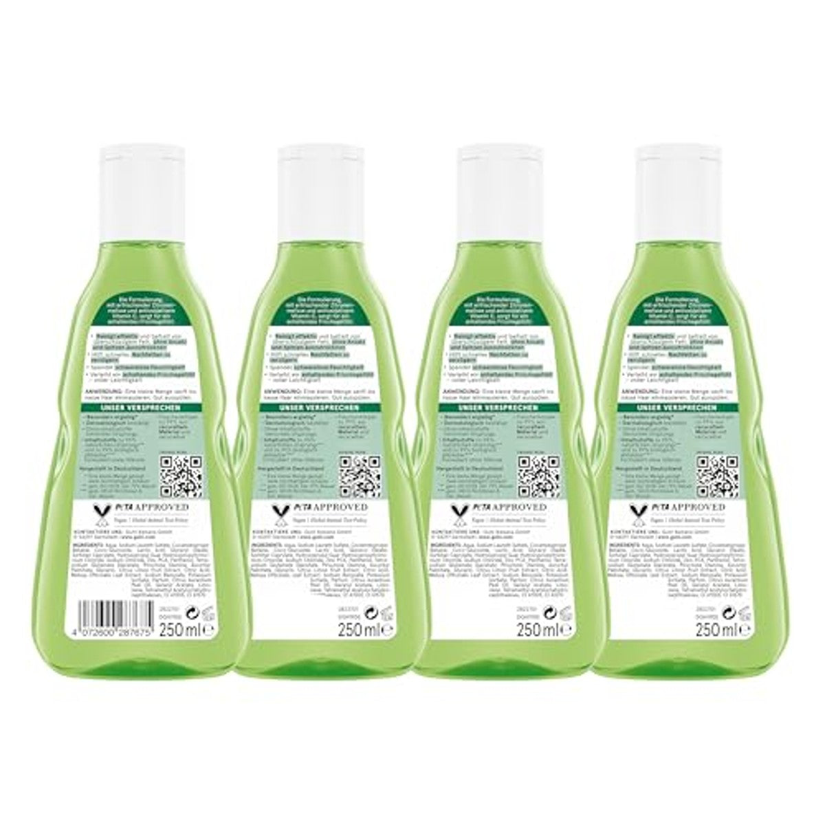 Guhl Frisse & lichtheid anti-vet shampoo 4 x 250 ml – Guhl