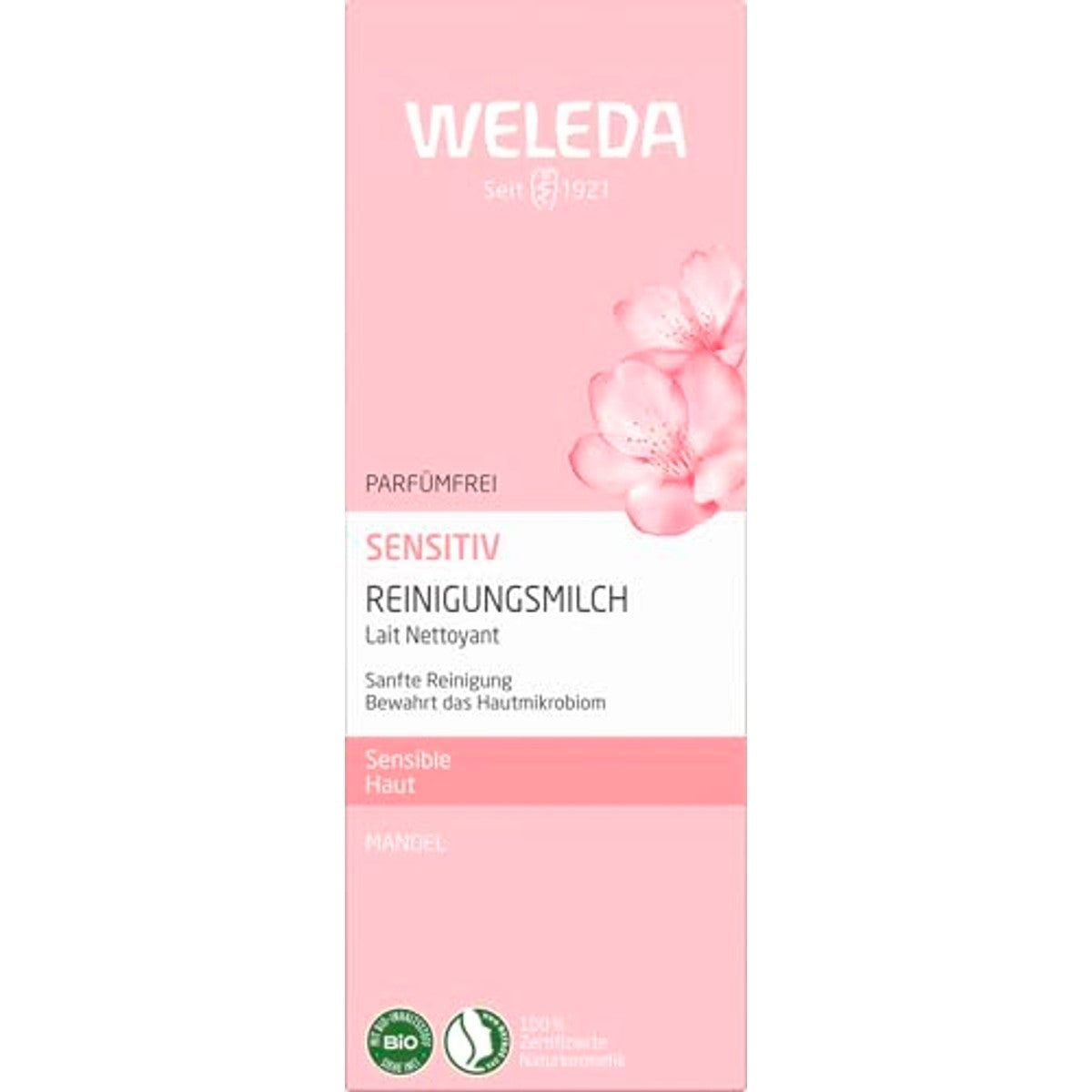 Weleda Amandel Sensitive Reinigingsmelk Gevoelige Huid 75 ml - 3-pack